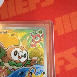 Rowlet 043 Black Star Promo MEP First Partner Illustration Series 1 NM FAST SHIP - Image 4