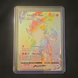 Pokemon Lycanroc VMAX 213/203 Evolving Skies Secret Rare Holo - Image 1