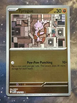 Pokemon TCG Tyrogue 071/132 Me01: Mega Evolution Reverse Holo - Image 1