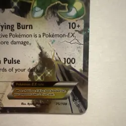 The Pokemon Company Rayquaza EX 75/108 Roaring Skies Ultra Rare Holo ENG - Image 4