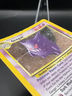 Gengar 5/62 Holo Rare Fossil Pokemon Unlimited Holo HP/DMG - Image 3