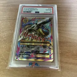 2016 Pokemon M Blastoise EX Full Art 102/108 XY Evolutions Holo PSA 10 GEM MINT - Image 1