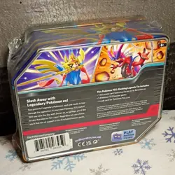 Pokemon TCG Slashing Legends Tin Koraidon ex Zacian ex 2025 Promo - Image 2