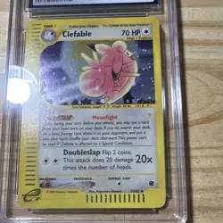 Pokemon Clefable CGC 8.5 Expedition Base Set 007/165 Holo Mint case - Image 3