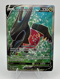 Regidrago V, Pokemon Near Mint, Silver Tempest, Ultra Rare, 183/195 - Image 1