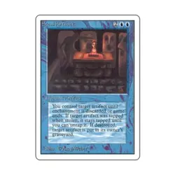 WOTC MtG Unlimited Steal Artifact (U) VG- - Image 1