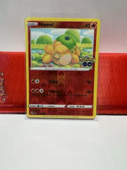 Pokemon Numel 013/078 Pokemon GO Reverse Holo Unpeeled Ditto - Image 1