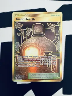 Pokemon Cosmic Eclipse Giant Hearth Gold Secret Rare #263/236 - Image 1