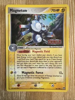 Magneton - 16/108 - Rare - Reverse Holo HP, English Pokemon EX Power Keepers - Image 1