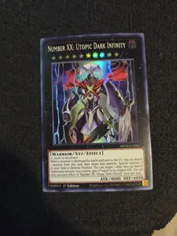 Yu Gi Oh Number XX: Utopic Dark Infinity (MP20-EN094) 1st Edition (NM) - Image 1