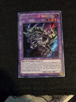 Yugioh Fossil Dragon Skullgar BLAR-EN010 Secret Rare 1st Ed - NM - Image 1