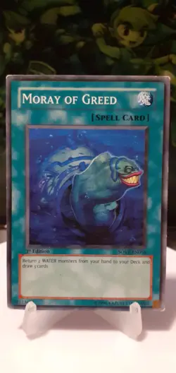 Yu-Gi-Oh! Moray of Greed 1st Ed LP/P SOVR-EN058 - Image 1