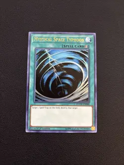 Yugioh Mystical Space Typhoon DUOV-EN086 Ultra Rare 1st Ed NM - Image 1