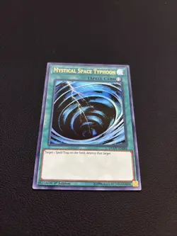 Yugioh Mystical Space Typhoon DUOV-EN086 Ultra Rare 1st Ed NM - Image 2