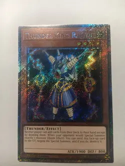 Thunder King Rai-Oh (Platinum Secret Rare) RA03-EN206 1st Edition - Image 1