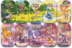 PRESALE Pokemon 30th Anniversary Mini Tin Display Factory Sealed (10 Mini Tins) - Image 2
