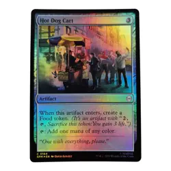 Hot Dog Cart #164 Regular Foil Common MTG 2025 Marvel's Spider-Man (SPM) - Image 1