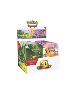 PRESALE Pokemon 30th Anniversary Mini Tin Display Factory Sealed (10 Mini Tins) - Image 1