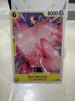 Boa Hancock OP16-112 Release Event Stamp - One Piece TCG English Card NM - Image 1