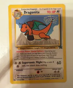 Pokemon TCG Dragonite Movie Promo 05/53 Wotc Promo 1999 90 HP Stage 2 - Image 1