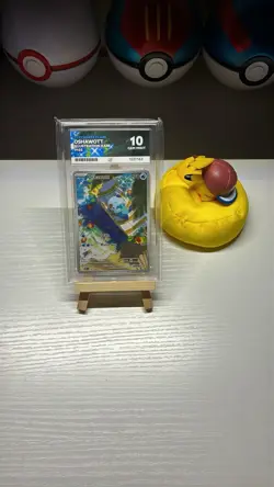 Pokemon TCG Oshawott 105/086 Illustration Rare White Flare Gem Mint Ace 10 - Image 1