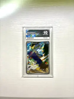 Pokemon TCG Oshawott 105/086 Illustration Rare White Flare Gem Mint Ace 10 - Image 2