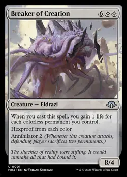 Breaker of Creation - Foil - Modern Horizons 3 #0001 MTG Magic The Gathering - Image 1