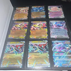 Pokemon TCG 396 Card English EX Holo Lot w/ Binder Pages, EX , V, - Image 2