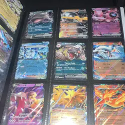 Pokemon TCG 396 Card English EX Holo Lot w/ Binder Pages, EX , V, - Image 5