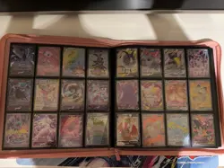 Vault X Pink Zip Trading Card Binder with 194 Cards - Pokemon TCG Card Lot. - Image 3