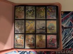 Vault X Pink Zip Trading Card Binder with 194 Cards - Pokemon TCG Card Lot. - Image 2