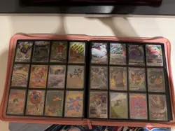 Vault X Pink Zip Trading Card Binder with 194 Cards - Pokemon TCG Card Lot. - Image 5