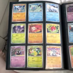 Pokemon TCG Mixed Language Card Lot Binder Pages incl Holo Trainer/Energy - Image 4