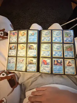 Pokemon TCG Mixed Card Lot Binder Album English Holo/Regular SP D&P-SS - Image 4
