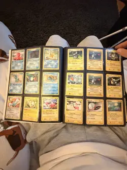 Pokemon TCG Mixed Card Lot Binder Album English Holo/Regular SP D&P-SS - Image 5