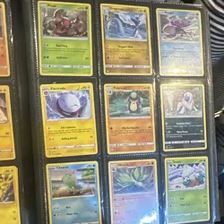 Pokemon TCG Mixed Card Lot Charizard GX V Trainer Foil includes binder - Image 5