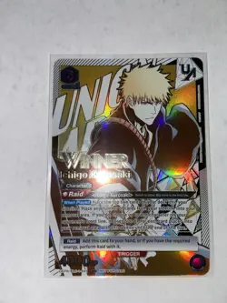 Union Arena Bleach Ichigo Kurosaki UR Foil Winner Promo UEPR/BL-01-041 - Image 1