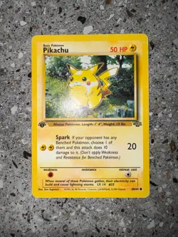 Pokemon TCG Cards 1st Edition Pikachu 60/64 Jungle PLAYED - Image 3