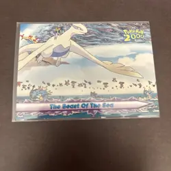 Topps Pokemon the Movie 2000 Non-Holo Foil Card #66 the Beast of the Sea Lugia - Image 1