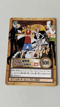 Luffy Pirates C456 One Piece Carddass Hyper Battle card 2001 Vintage Japan Nami - Image 1