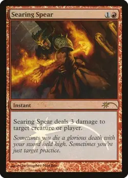 Searing Spear -Foil Light Play MTG Promos: FNM - Image 1