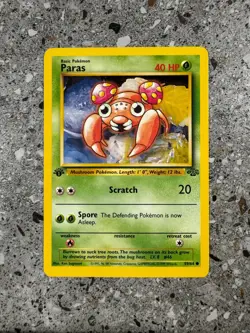 Pokemon TCG Cards 1st Edition Paras 59/64 Jungle NM-M - Image 1