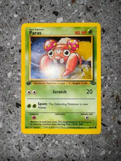 Pokemon TCG Cards 1st Edition Paras 59/64 Jungle NM-M - Image 3