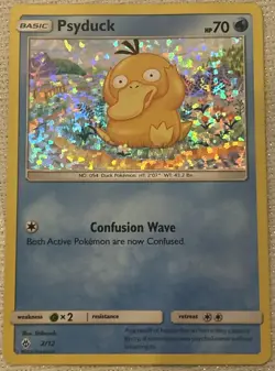 Psyduck 002/012 McDonald's 2018 Promo Holo Pokemon TCG Card 70 LP+ English - Image 2