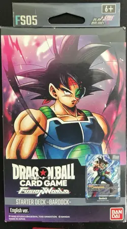 Bandai Dragon Ball Super Card Game Fusion World Starter Deck Bardock Bonus Pack - Image 1