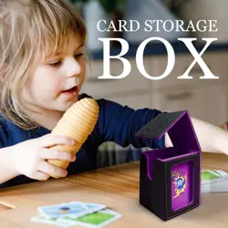 100+ Trading Card Deck Box Holder Commander Card Carrying Organiser Case MTG TCG - Image 10