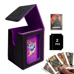 100+ Trading Card Deck Box Holder Commander Card Carrying Organiser Case MTG TCG - Image 4