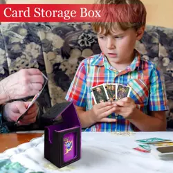 100+ Trading Card Deck Box Holder Commander Card Carrying Organiser Case MTG TCG - Image 8