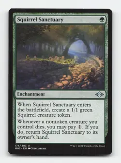 Squirrel Sanctuary 174 Uncommon Modern Horizons 2 Magic: The Gathering Near Mint - Image 1