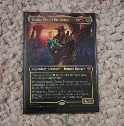 MTG Outlaws Of Thunder Junction Desert Bloom Commander Deck In Sleeves - Image 1